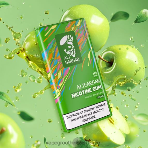 Elektronische Sigaret Zonder Nicotine - Alibarbar nicotine kauwgom appel 4R2F4880