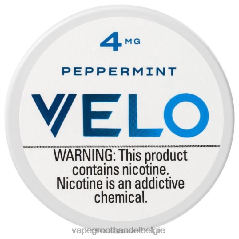 pepermunt - groothandel vape wegwerp 0284V41 VELO nicotinezakje 4 mg