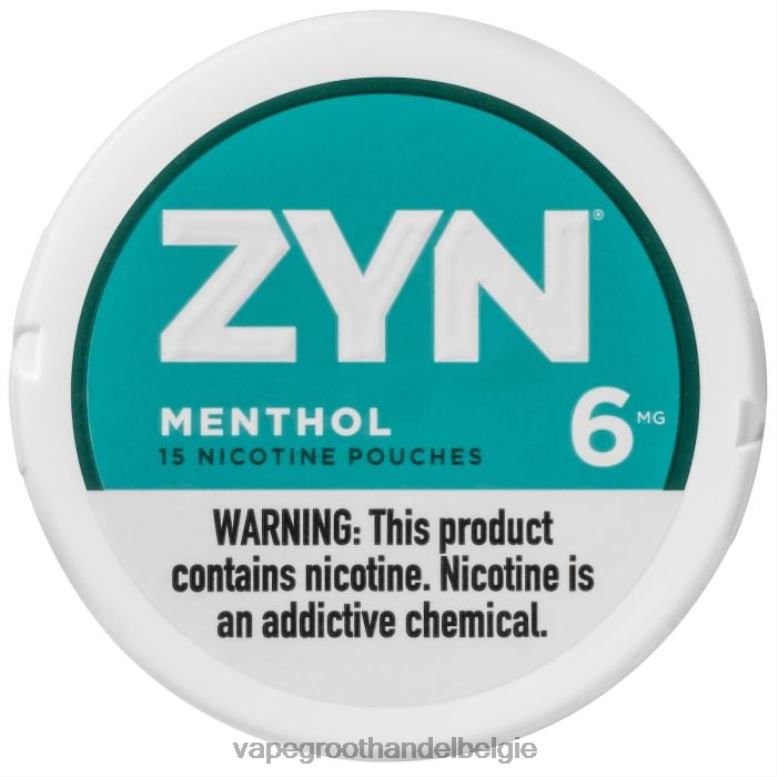 menthol - vape groothandel 0284V23 ZYN nicotinezakje 6 mg