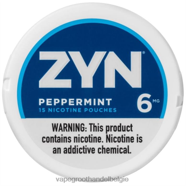 pepermunt - elektronische sigaret winkel 0284V18 ZYN nicotinezakje 6 mg