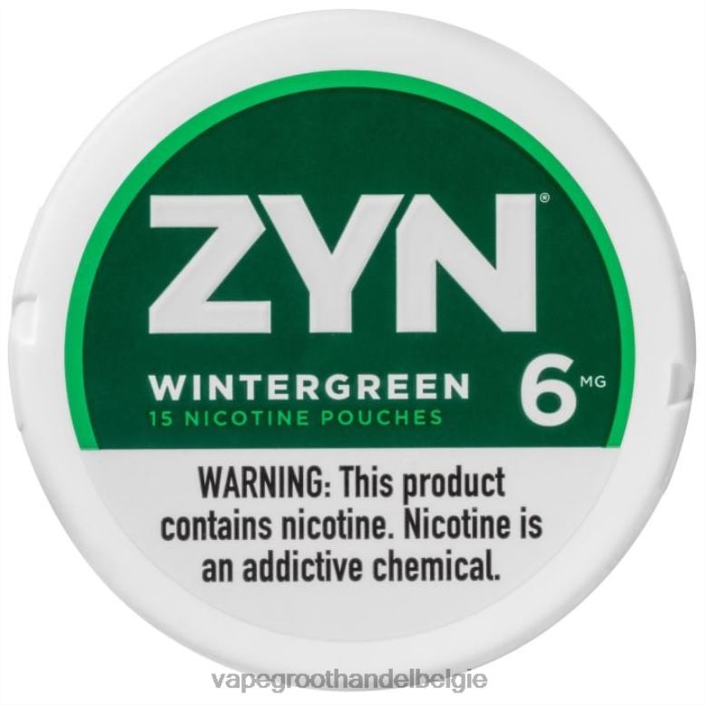 wintergroen - vape groothandel inkoop 0284V14 ZYN nicotinezakje 6 mg