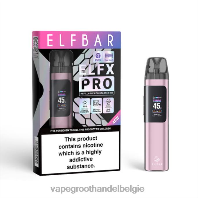 ELFBAR ELFX Pro Open het podapparaat roze X066V4 Vape Groothandel België