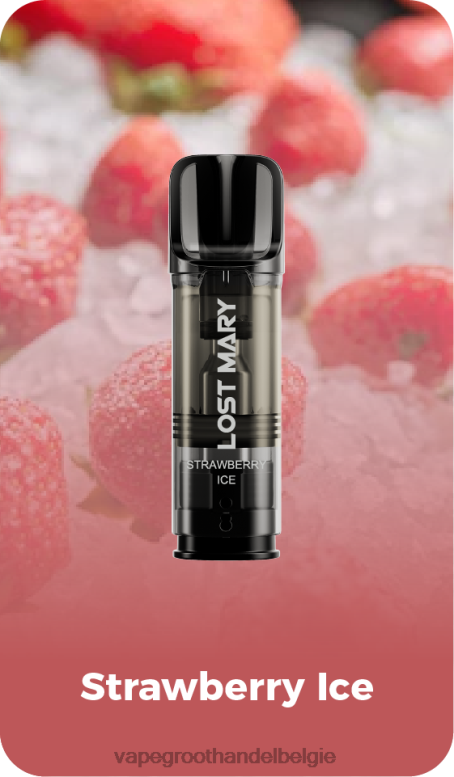 aardbeien ijs - crystal vape groothandel Belgie 0284V430 LOST MARY Tappo voorgevulde vervangende peulen