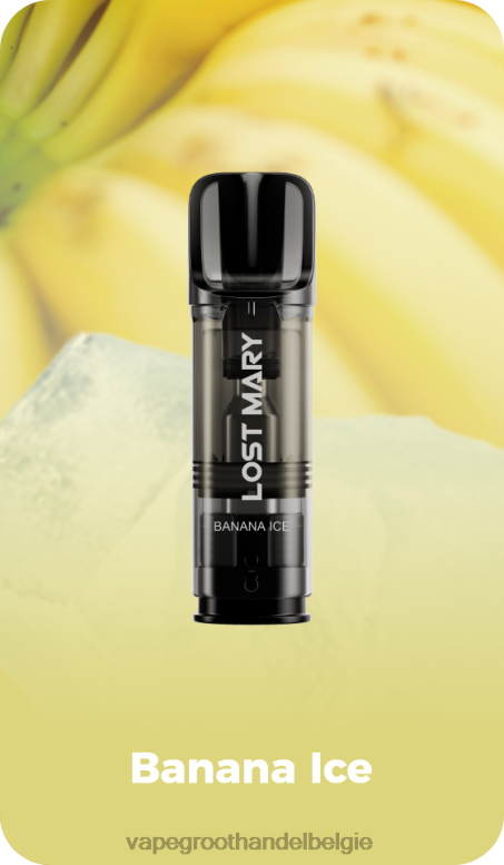 bananen ijs - crystal vape groothandel Belgie 0284V420 LOST MARY Tappo voorgevulde vervangende peulen