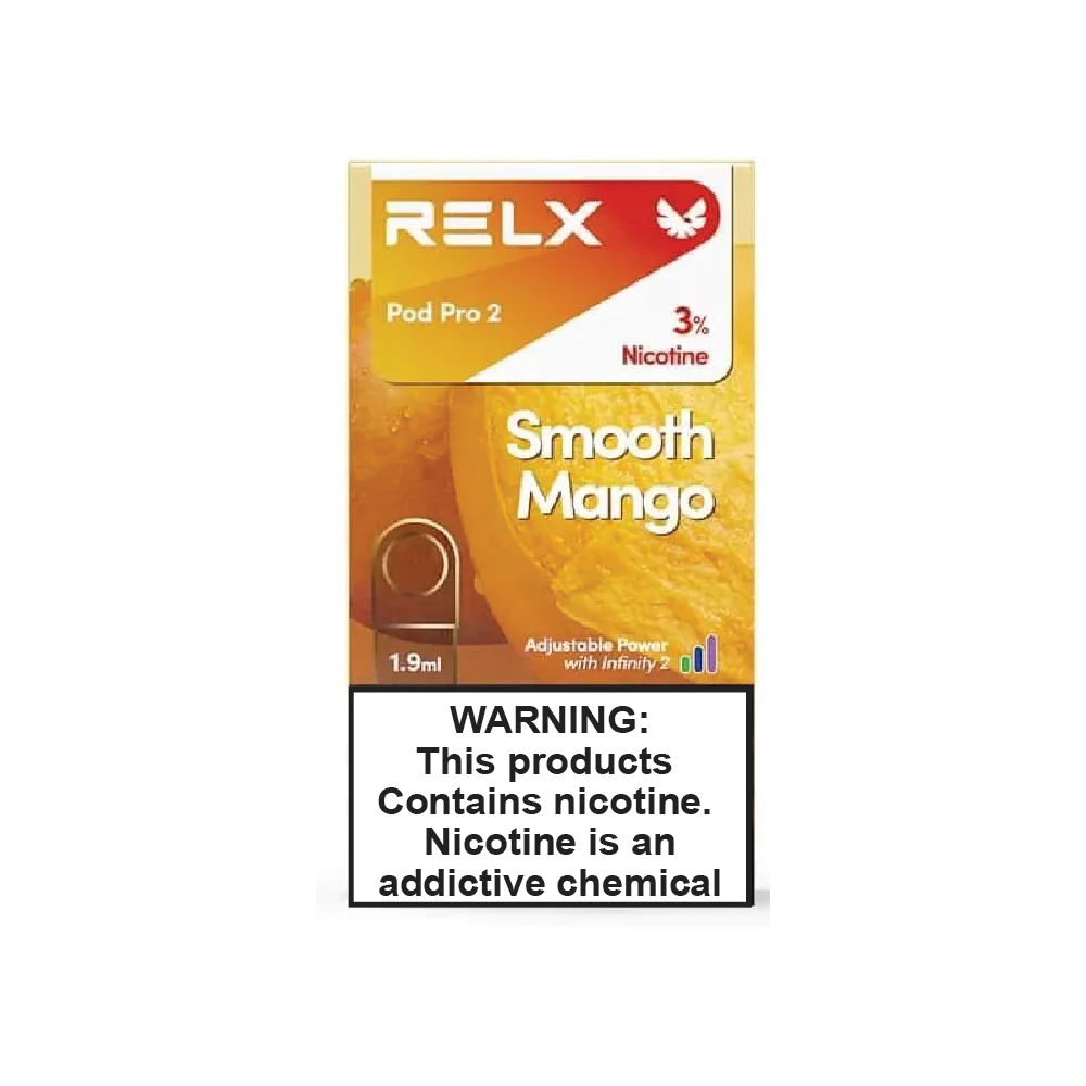 gladde mango - elektronische sigaret zonder nicotine 0284V239 RELX Pod Pro 2