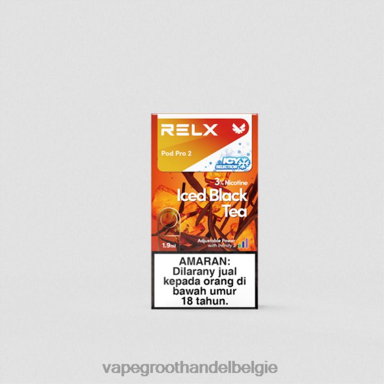 ijskoude zwarte thee - elektronische sigaret zonder nicotine 0284V249 RELX Pod Pro 2