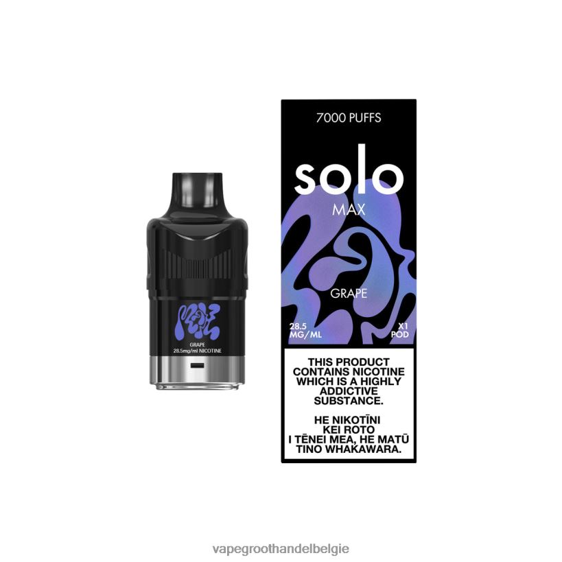 Groothandel Vape Wegwerp - Solo MAX peul druif 866ZBD78