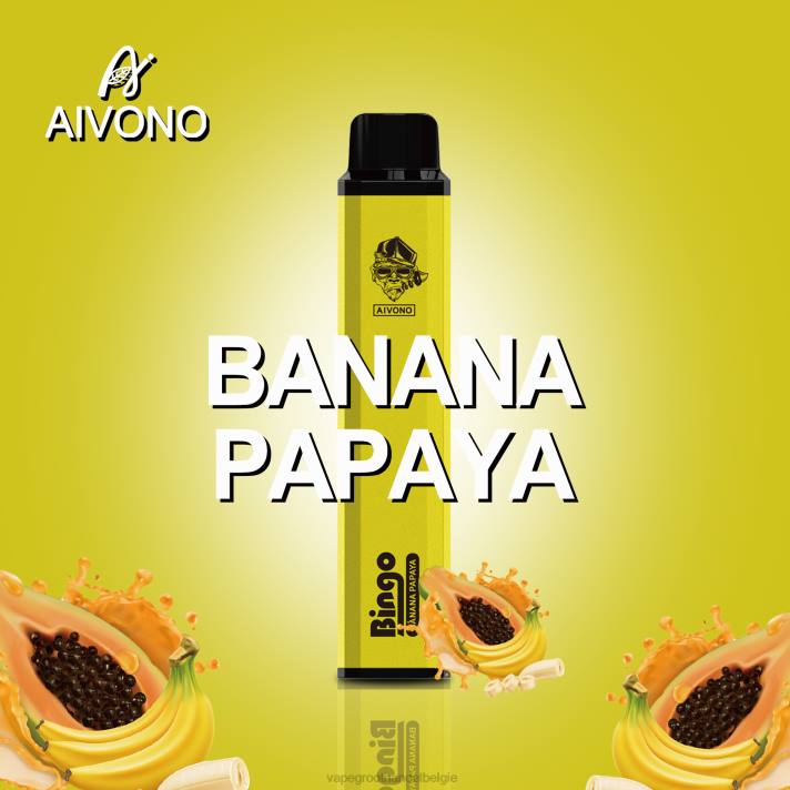 Crystal Vape Groothandel Belgie - Aivono AIM BINGO 4000 banaan papaja V244137