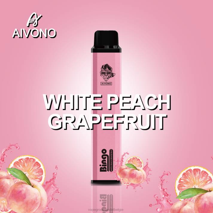 Vape Groothandel België - Aivono AIM BINGO 4000 witte perzik-grapefruit V244134