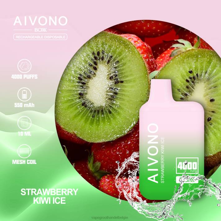 Elektronische Sigaret Winkel - Aivono AIM BOXX 4000 aardbei-kiwi-ijs V244229
