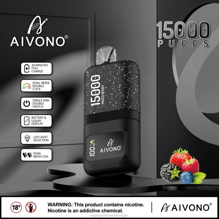Crystal Vape Groothandel Belgie - Aivono AIM magic 15000 gemengde bes V24467