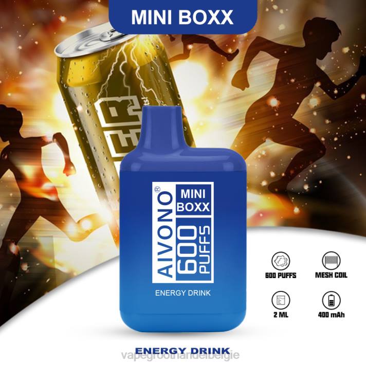 Crystal Vape Groothandel Belgie - Aivono AIM MINI BOXX 600 energie drankje V244237