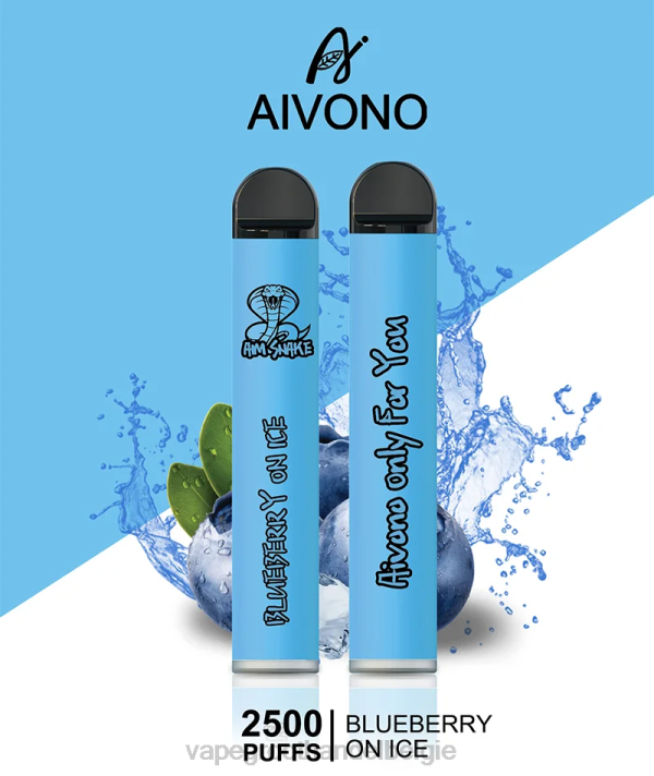 Elektronische Sigaret Winkel - Aivono AIM SNAKE 2500 bosbessen op ijs V244299