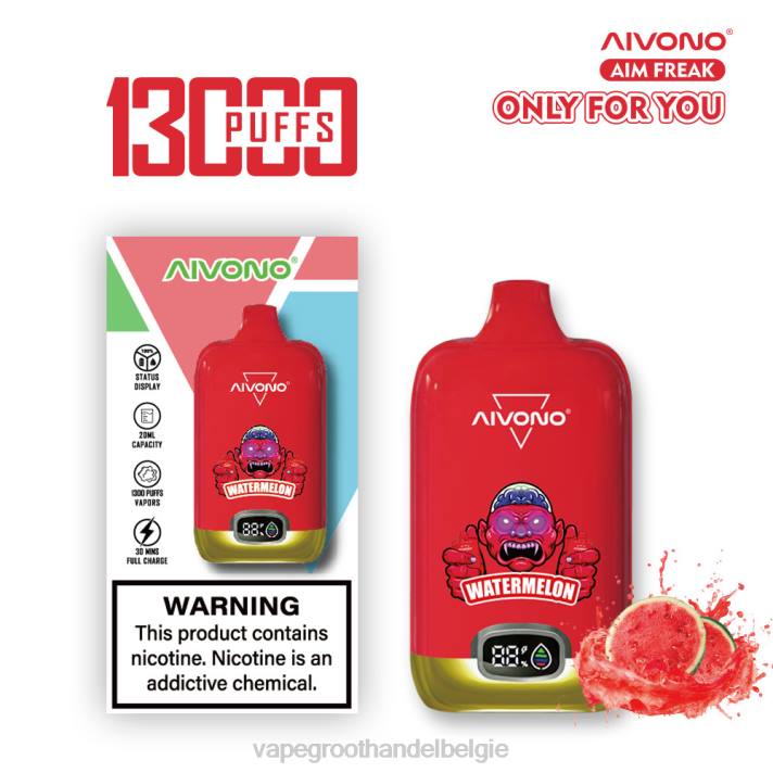 Vape Groothandel België - Aivono AIM FREAK 13000 watermeloen V244244