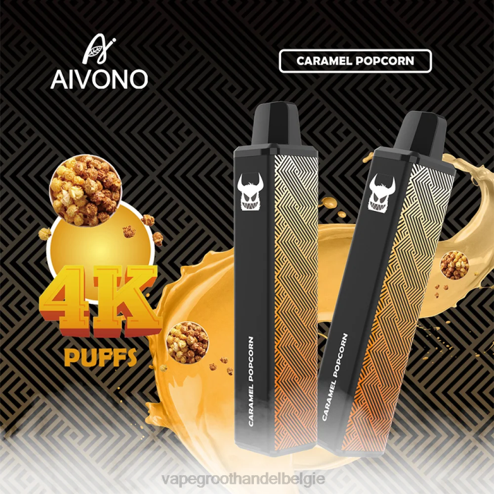 Dampen Belgie - Aivono AIM FREAK 4000 karamelpopcorn V244261