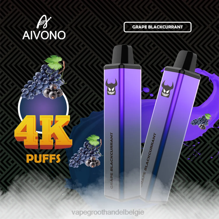 Elektronische Sigaret Winkel - Aivono AIM FREAK 4000 druif zwarte bes V244259