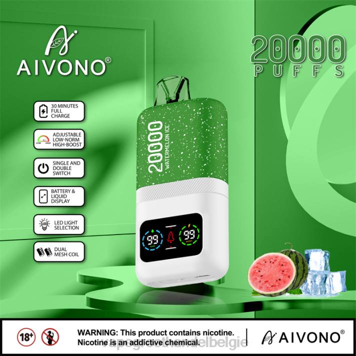 Vape Groothandel Elf Bar - Aivono AIM magic 20000 watermeloen ijs V24475