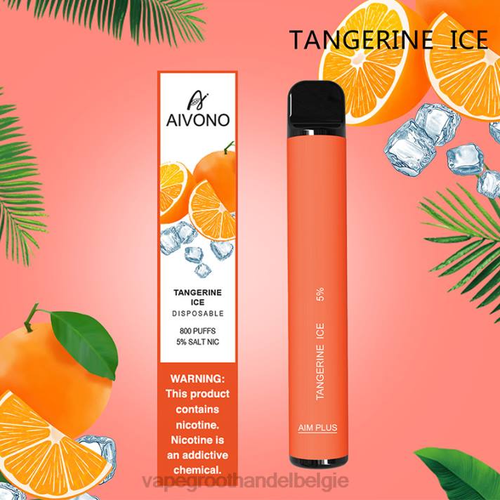 Crystal Vape Groothandel Belgie - Aivono AIM PLUS 800 mandarijn ijs V244197
