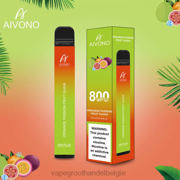 Elektronische Sigaret Winkel - Aivono AIM PLUS 800 sinaasappel-passievrucht-guave V244189