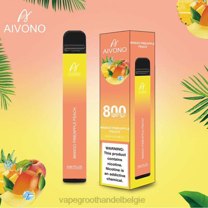 Groothandel Vape Wegwerp - Aivono AIM PLUS 800 mango ananas perzik V244186