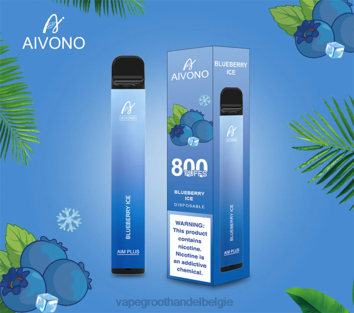 Vape Groothandel Elf Bar - Aivono AIM PLUS 800 bosbessen ijs V244175
