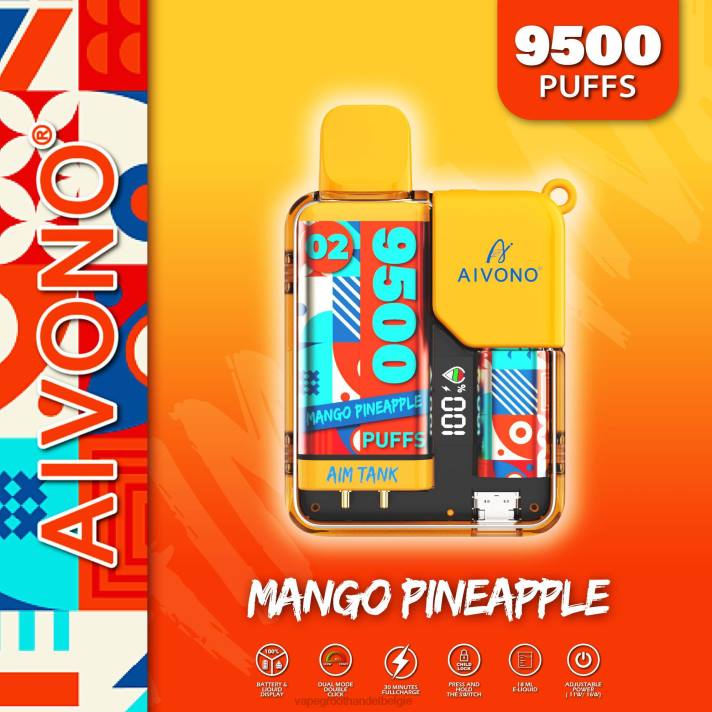 Vape Groothandel België - Aivono AIM TANK 9500 mango-ananas V24434