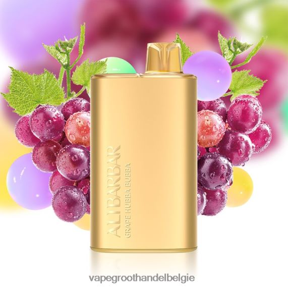Groothandel Vape Wegwerp - Alibarbar Rich 8000 wegwerpdamp druif hubba bubba 4R2F486