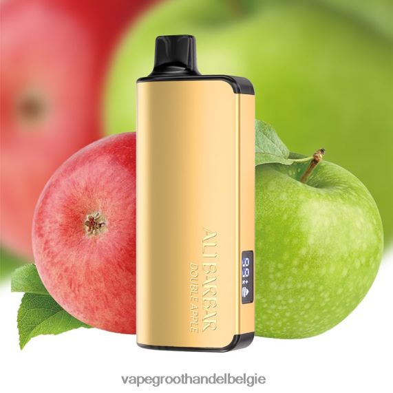 Crystal Vape Groothandel Belgie - Alibarbar Ingot 20000 wegwerpdamp dubbele appel 4R2F4847