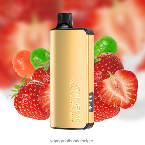 Crystal Vape Groothandel Belgie - Alibarbar Ingot 9000 wegwerpdamp chupa chups aardbei 4R2F4817