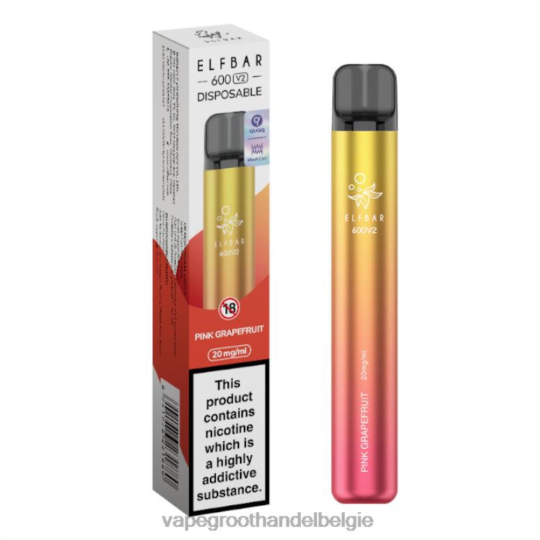 roze grapefruit - groothandel vape wegwerp 0284V291 ELFBAR 600V2 20mg