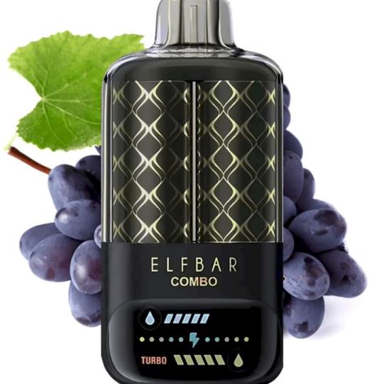 Crystal Vape Groothandel Belgie - Elf Bar Combo 25000 druif & mary drankje TPDT67