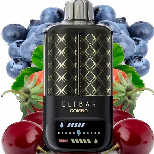 Vape Groothandel - Elf Bar Combo 25000 bosbes zure framboos & kers TPDT62