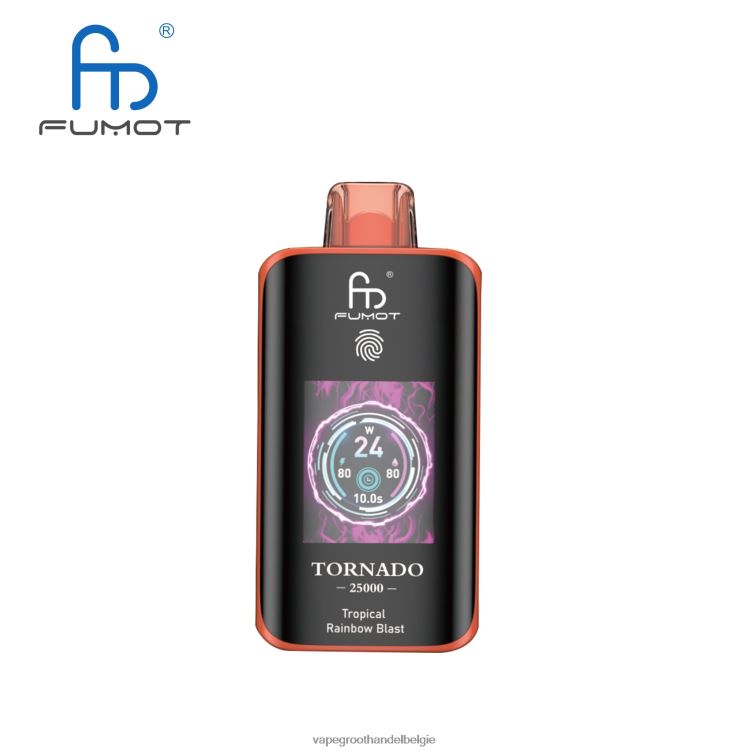 Groothandel Vape Wegwerp - Fumot Tornado 25000 wegwerpvape tropische regenboogexplosie 6480LD13