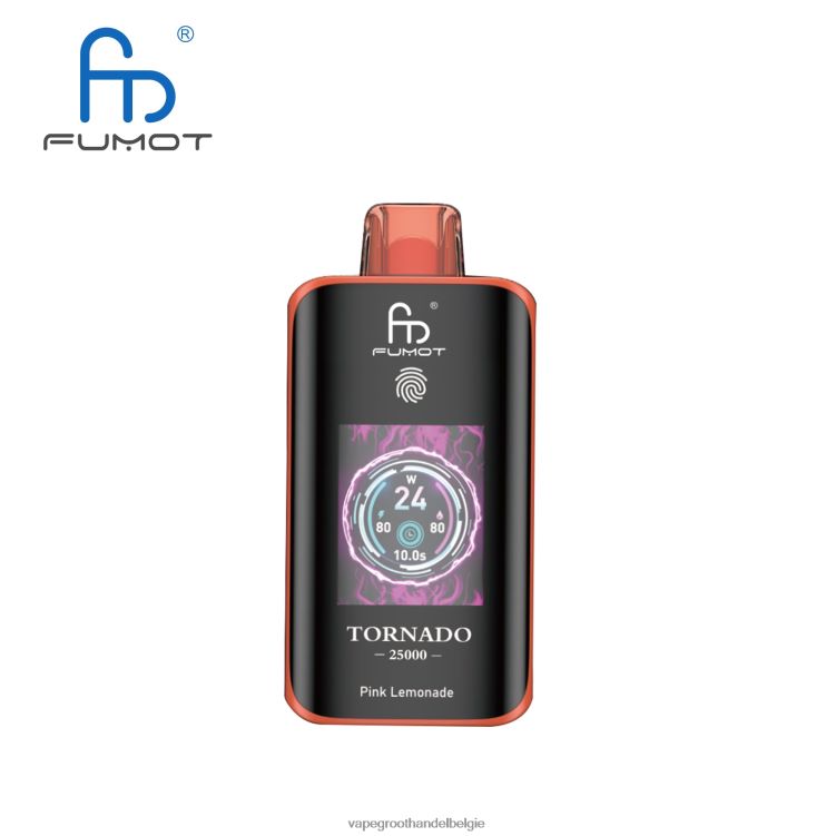 Vape Groothandel - Fumot Tornado 25000 wegwerpvape roze limonade 6480LD10