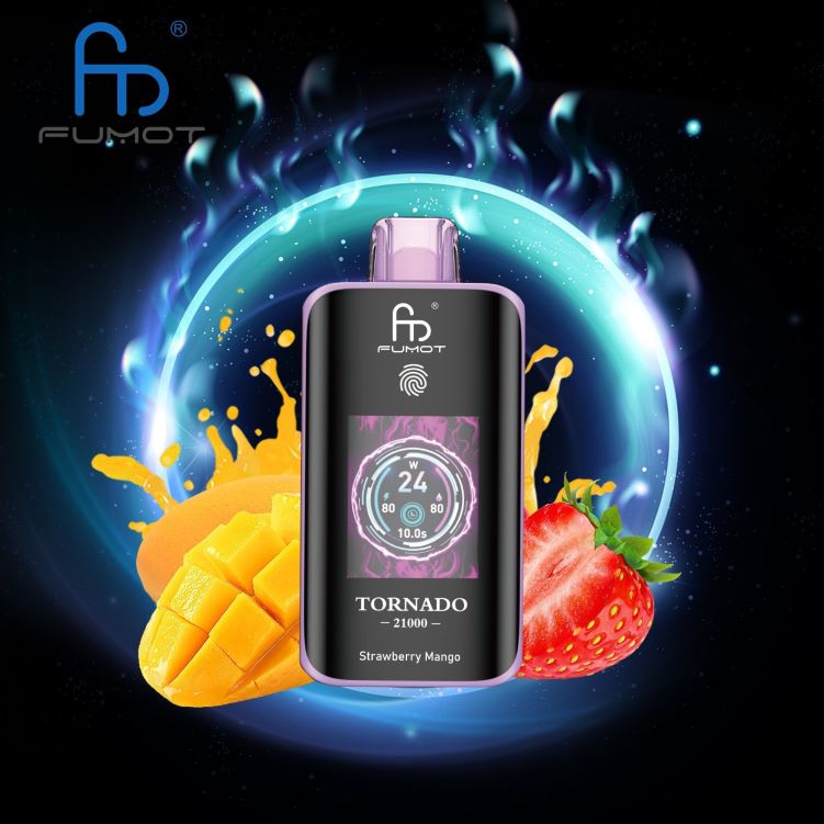Vape Groothandel Inkoop - Fumot Tornado 25000 wegwerpvape aardbei-mango 6480LD11