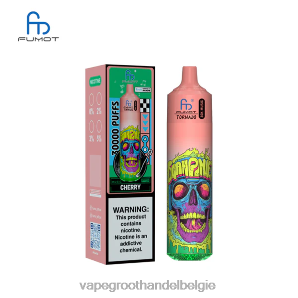 Crystal Vape Groothandel Belgie - Fumot Tornado 30k muziek kers Z0PXZ7