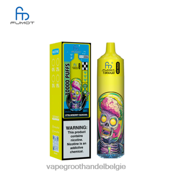 Vape Groothandel Elf Bar - Fumot Tornado 30k muziek aardbei banaan Z0PXZ25