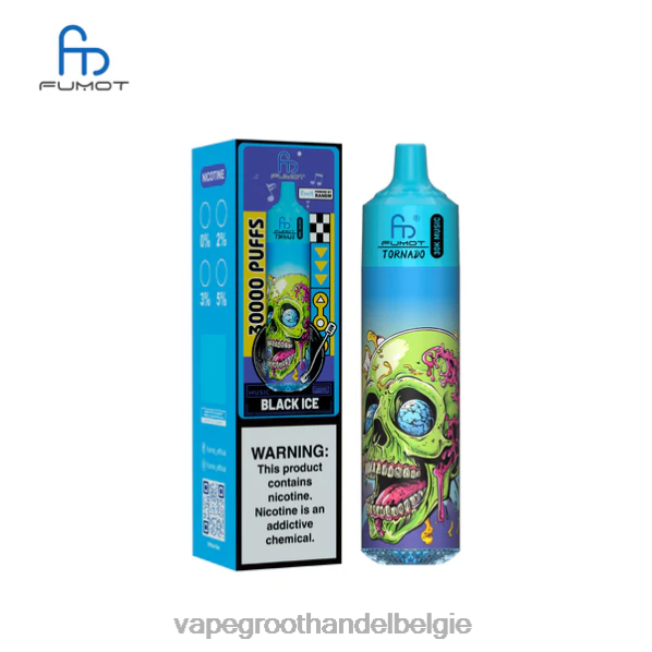 Vape Groothandel - Fumot Tornado 30k muziek zwart ijs Z0PXZ2