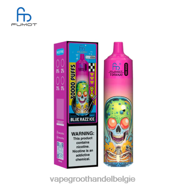 Vape Groothandel Inkoop - Fumot Tornado 30k muziek blauw razz-ijs Z0PXZ3