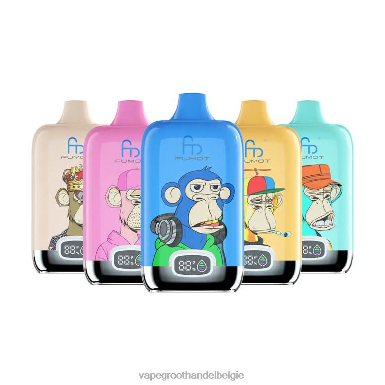 wegwerpbaar - vape groothandel inkoop 0284V4 Fumot Tornado Digital Box 12000