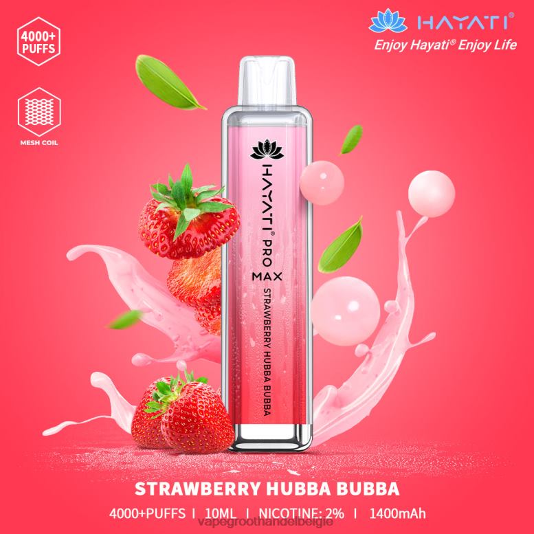 aardbei hubba bubba - vape groothandel inkoop 0284V194 Hayati Pro Max 4000