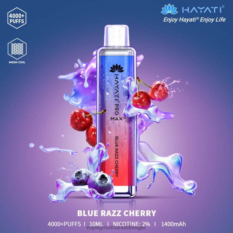 blauwe razz-kers