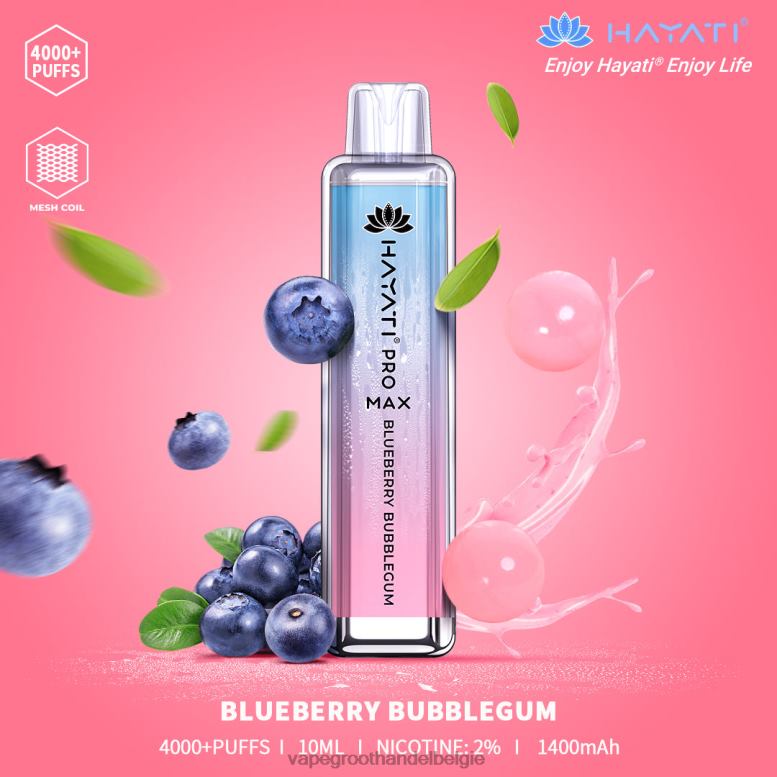 bosbessen kauwgom - groothandel vape wegwerp 0284V191 Hayati Pro Max 4000
