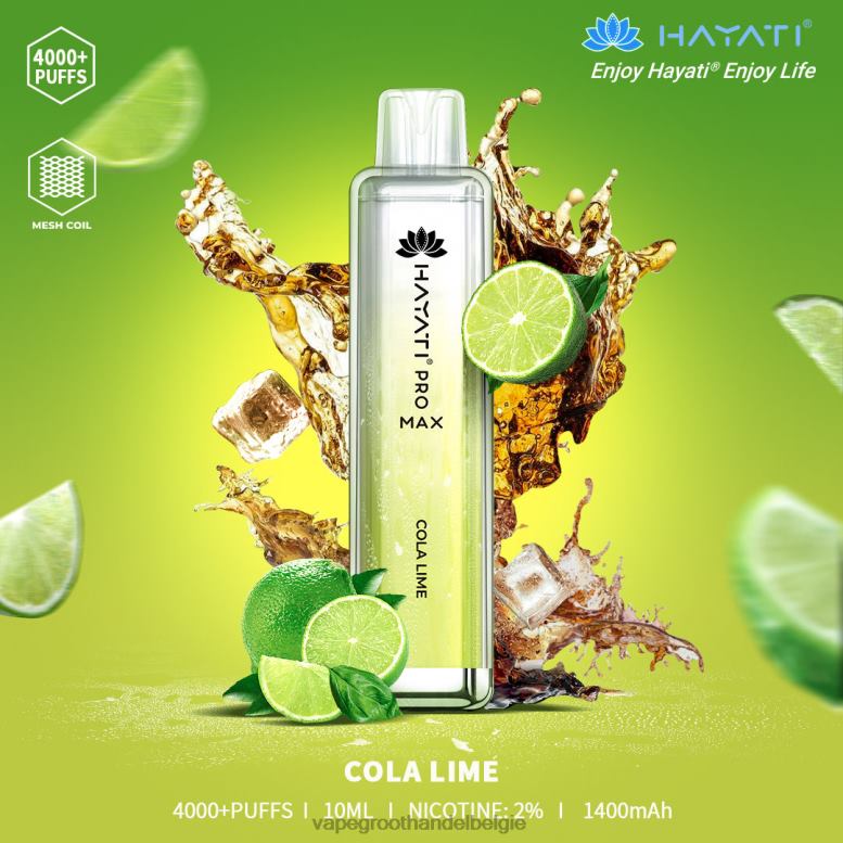cola limoen - vape groothandel België 0284V155 Hayati Pro Max 4000