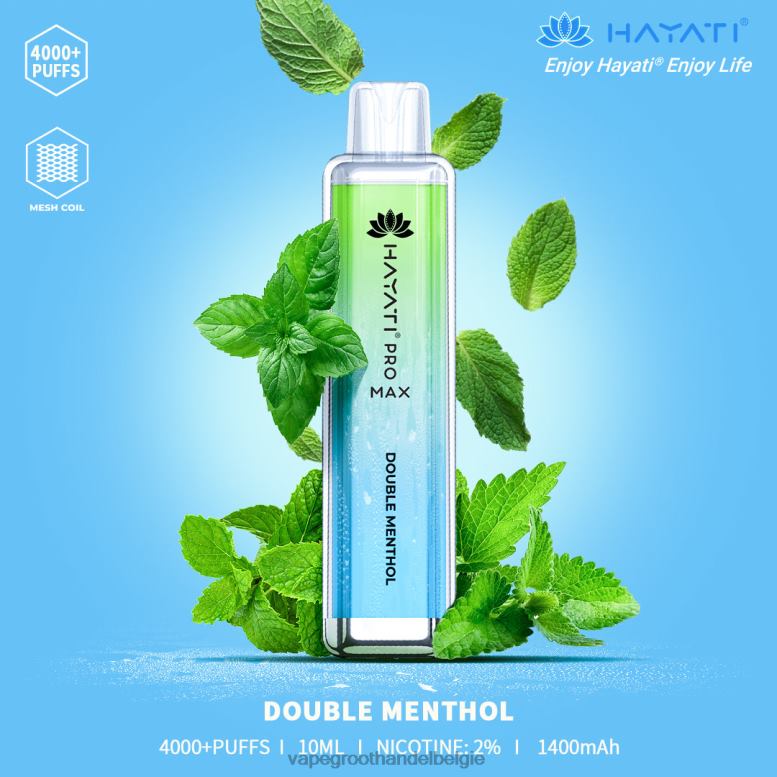 dubbele menthol - vape groothandel elf bar 0284V156 Hayati Pro Max 4000