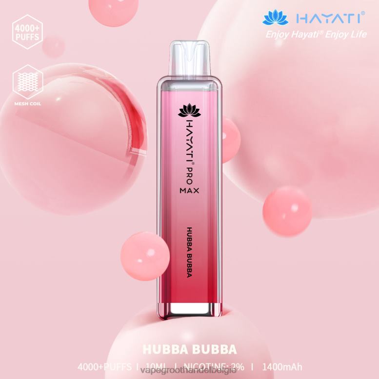 hubba bubba - crystal vape groothandel Belgie 0284V160 Hayati Pro Max 4000