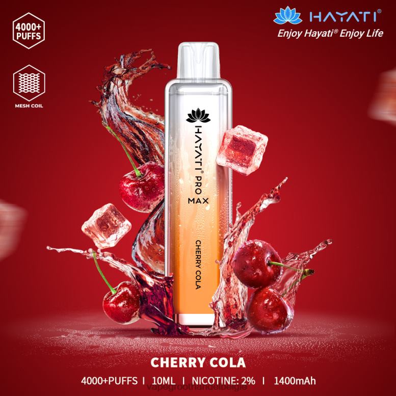 kersen cola - vape groothandel inkoop 0284V154 Hayati Pro Max 4000