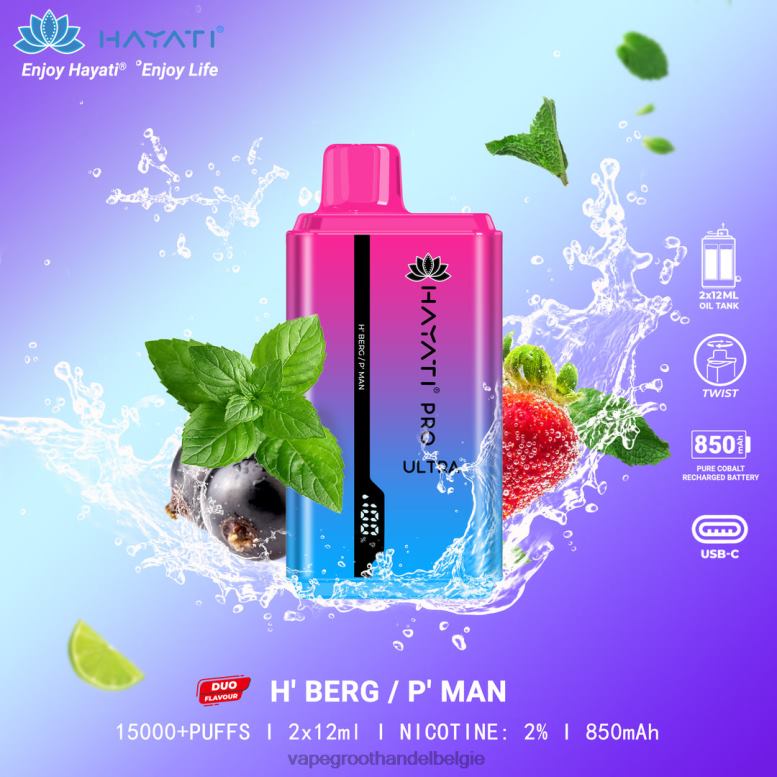 h'berg/p'man - vape groothandel inkoop 0284V224 Hayati Pro Ultra