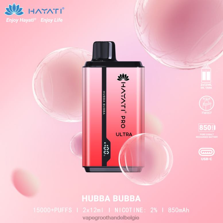hubba bubba - vape groothandel elf bar 0284V206 Hayati Pro Ultra