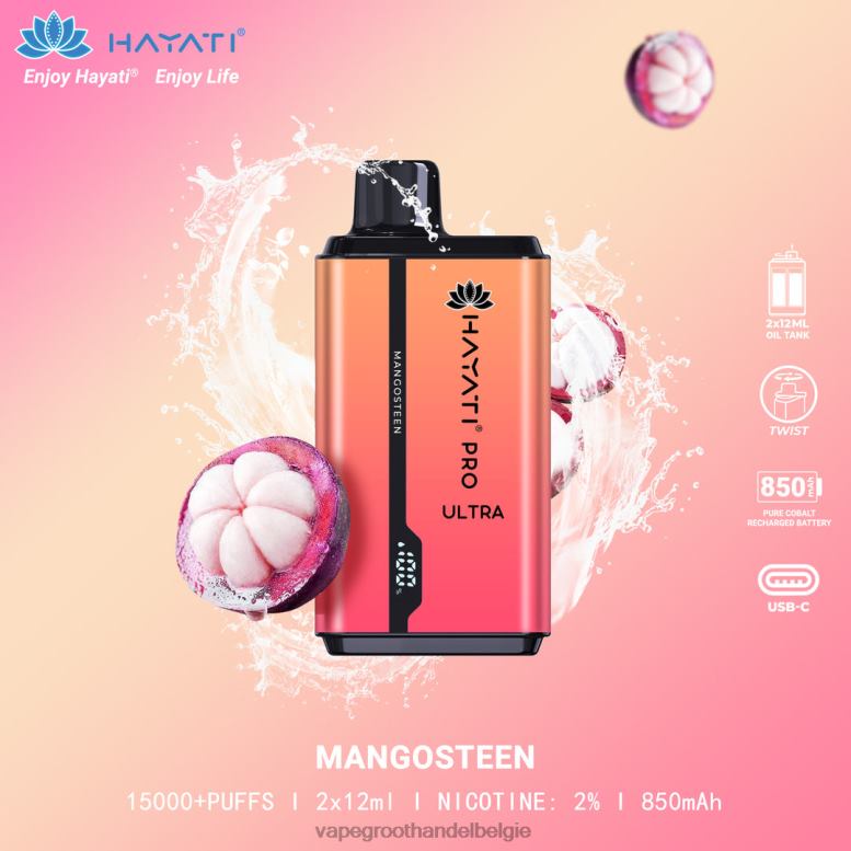 mangosteen - crystal vape groothandel Belgie 0284V210 Hayati Pro Ultra